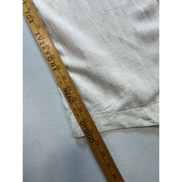 June & Hudson Womens Linen Blend Wide-Leg Pants Size S Beige Drawstring Waist - Picture 4 of 10